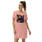 Fingers Dance Guitar Sings Organic Cotton T-shirt Dress - Beyond T-shirts